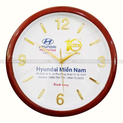 Đặt hàng đồng hồ treo tường in logo công ty số lượng lớn 4