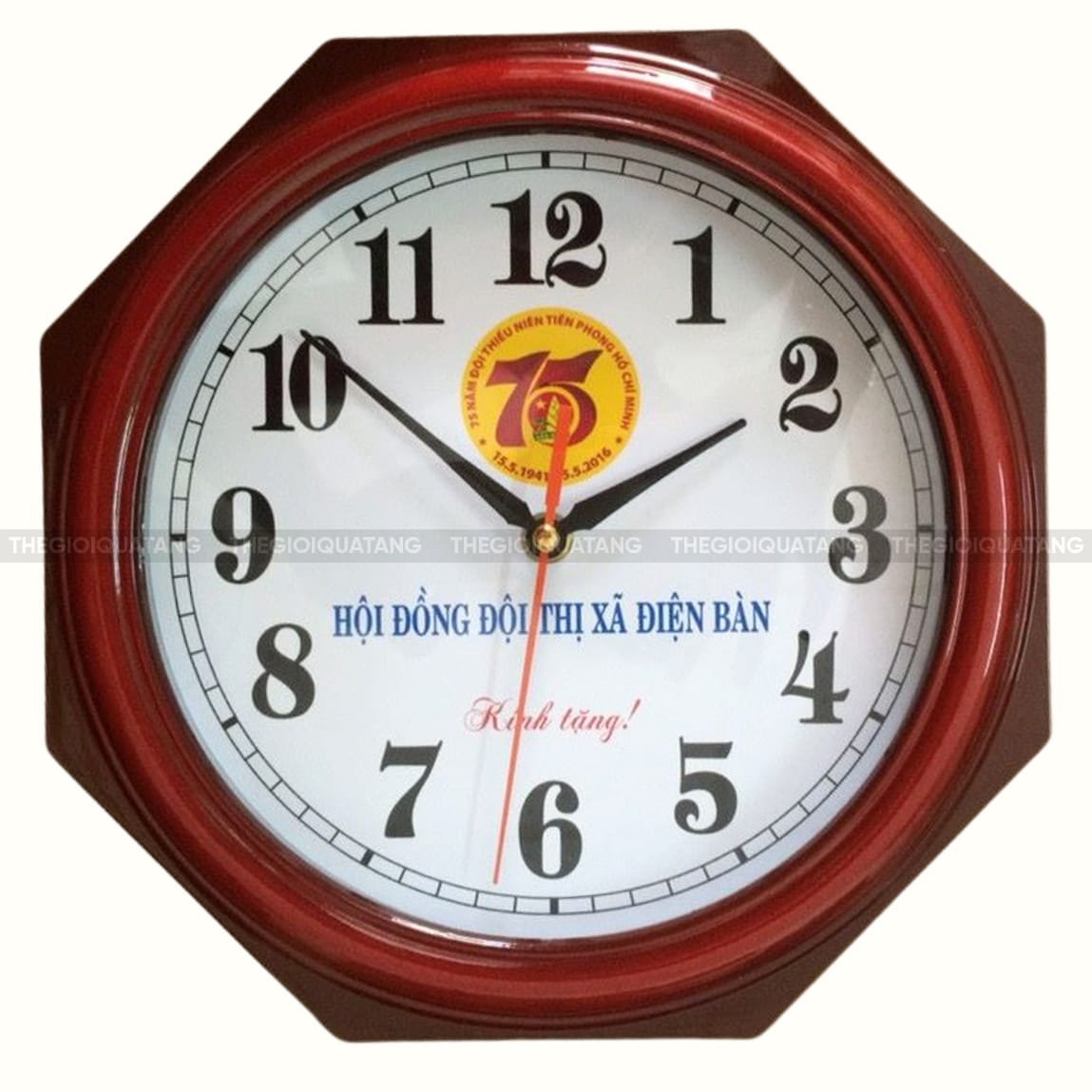 Đồng hồ treo tường giả gỗ 3