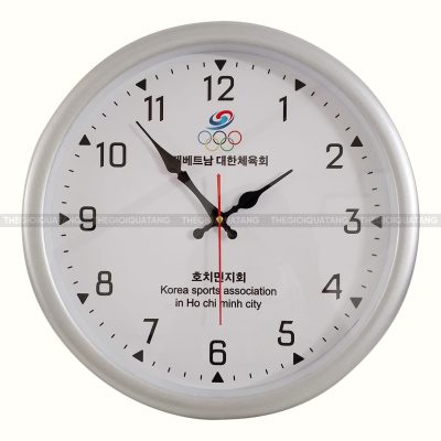 Đồng hồ treo tường gỗ tròn 1