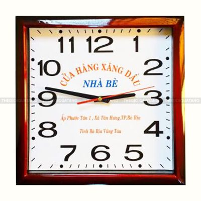 Sản phẩm đồng hồ vuông treo tường chất lượng cao 1