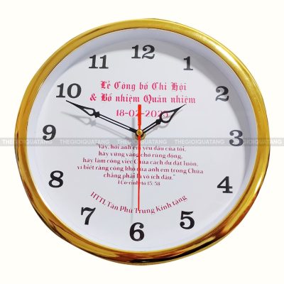 Sản xuất đồng hồ treo tường theo yêu cầu giá rẻ 1