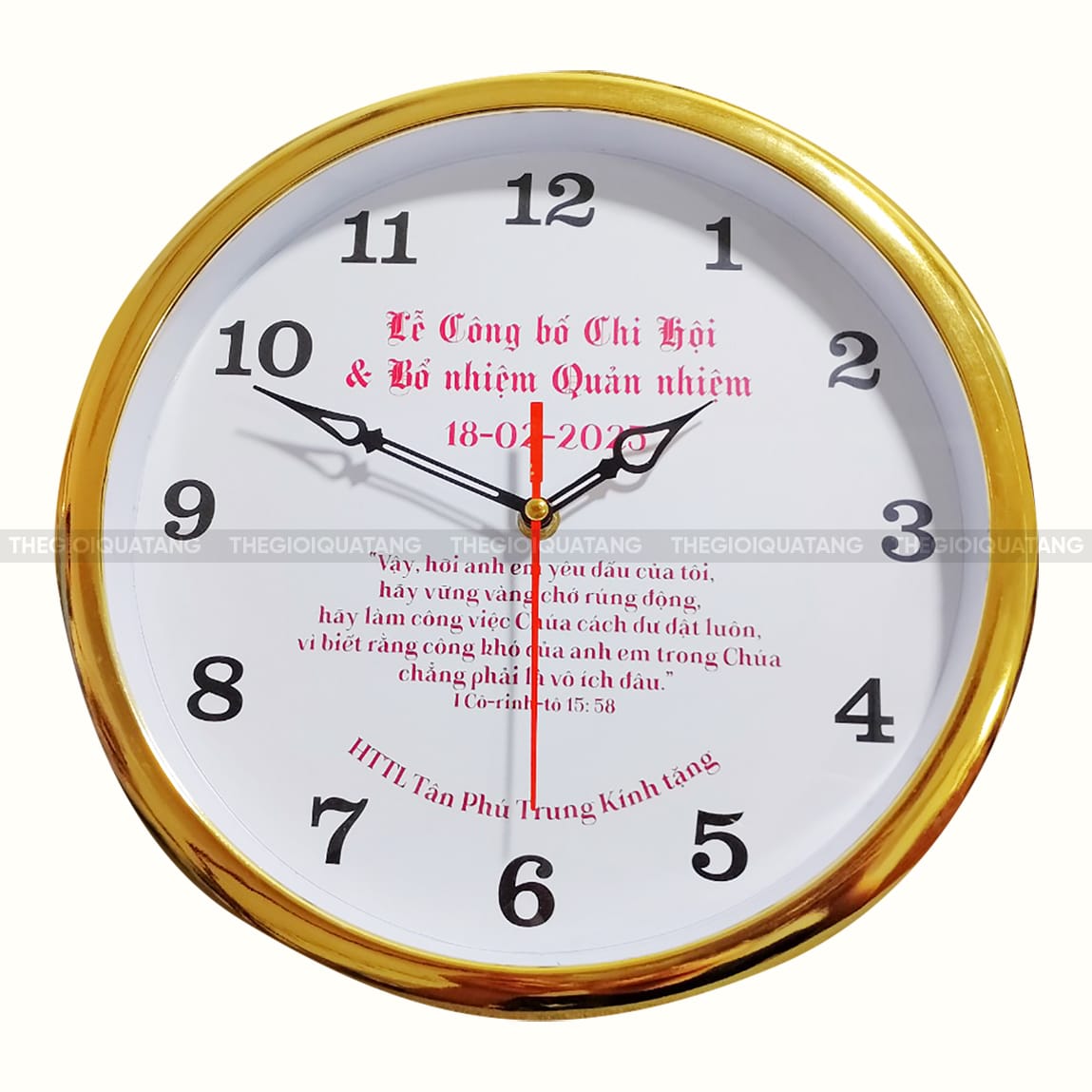 Sản xuất đồng hồ treo tường theo yêu cầu giá rẻ 1