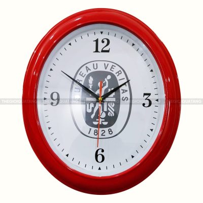 Xưởng đồng hồ treo tường quà tặng in logo giá rẻ 1