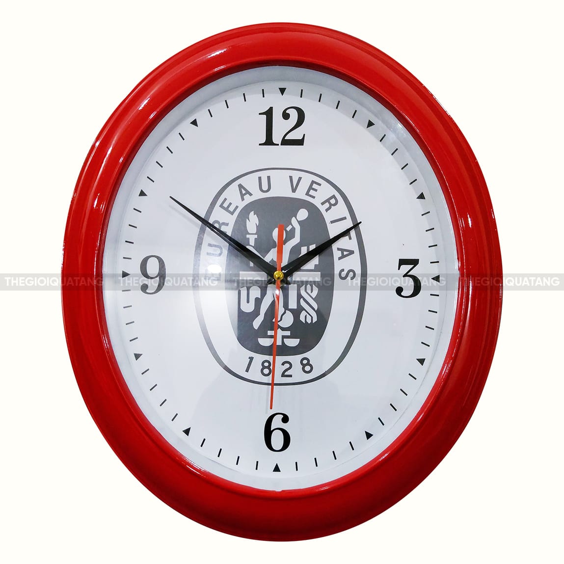 Xưởng đồng hồ treo tường quà tặng in logo giá rẻ 1