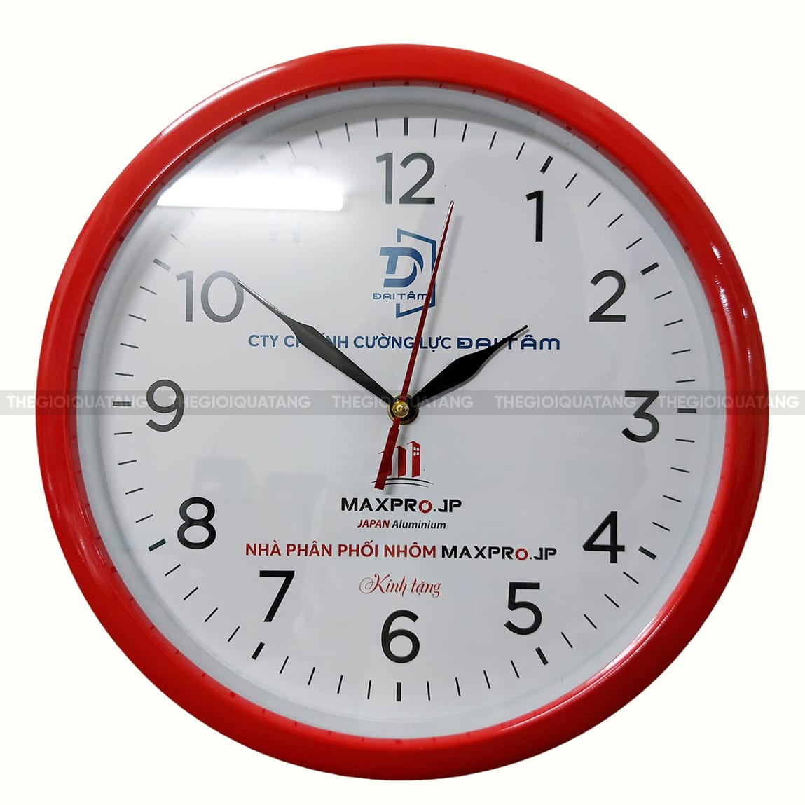 xường in logo đồng hồ treo tường