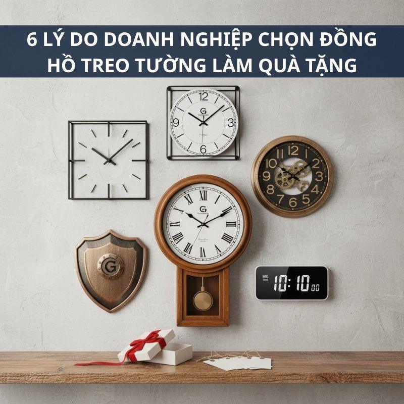 6 lý do doanh nghiệp chọn đồng hồ treo tường làm quà tặng