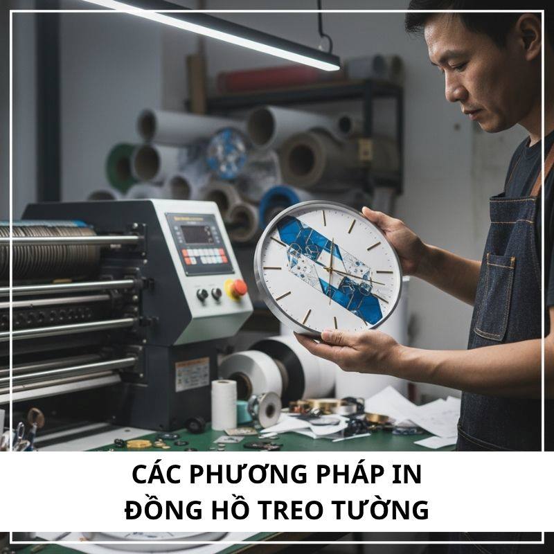 Các phương pháp in đồng hồ treo tường