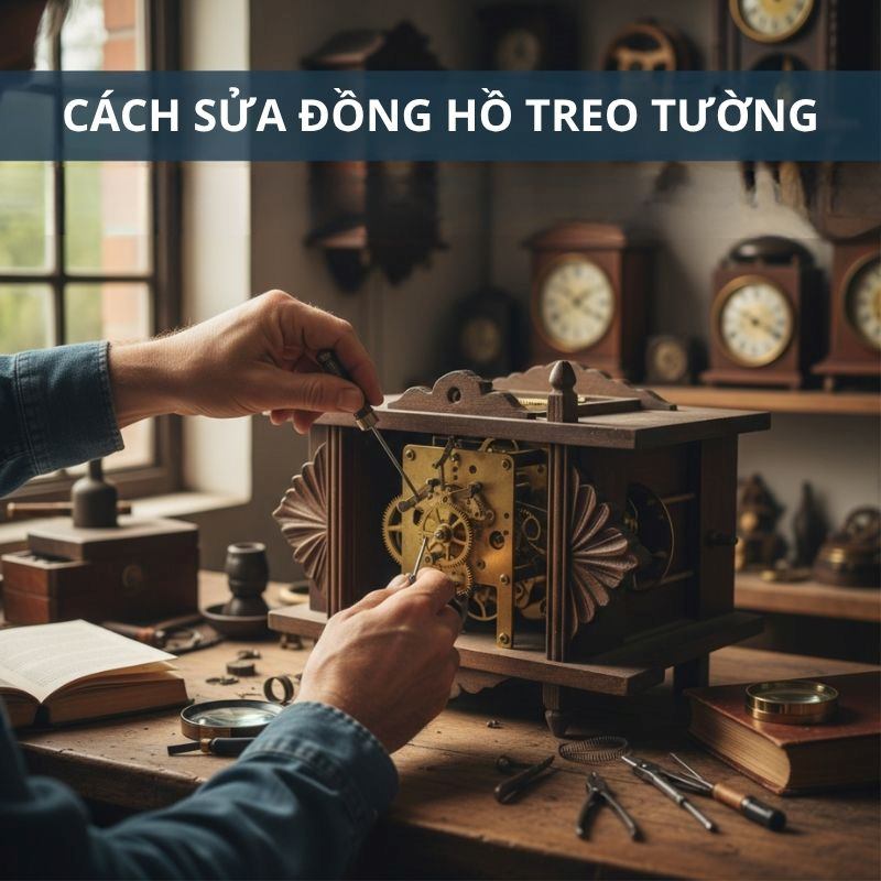 Cách sửa đồng hồ treo tường