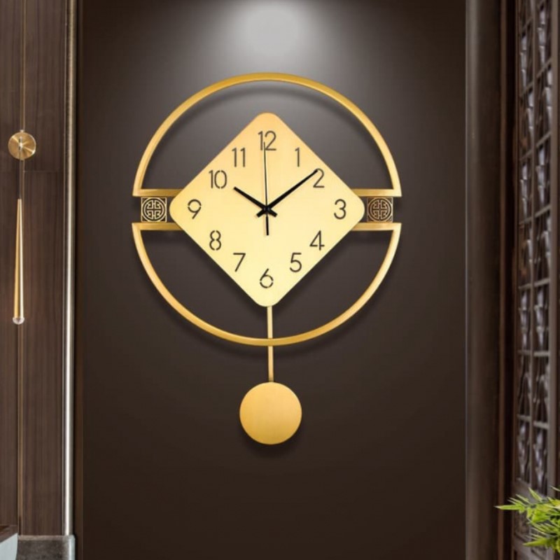 Chi tiết mặt số hiển thị của đồng hồ treo tường 