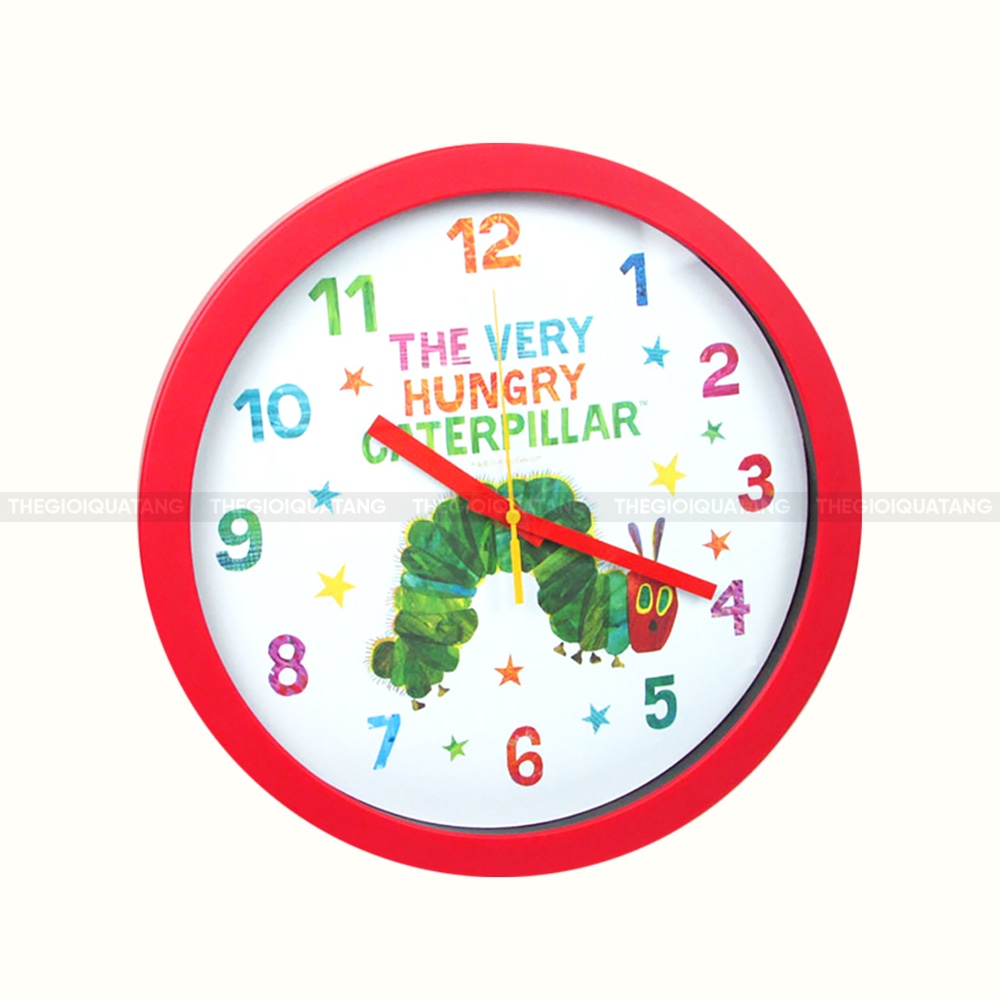 Đồng hồ treo tường tròn in logo sắc nét 1