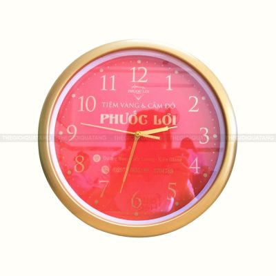 Đồng hồ in logo công ty 2