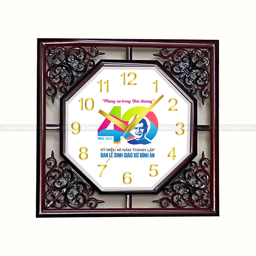 Đồng hồ in logo quà tặng 2