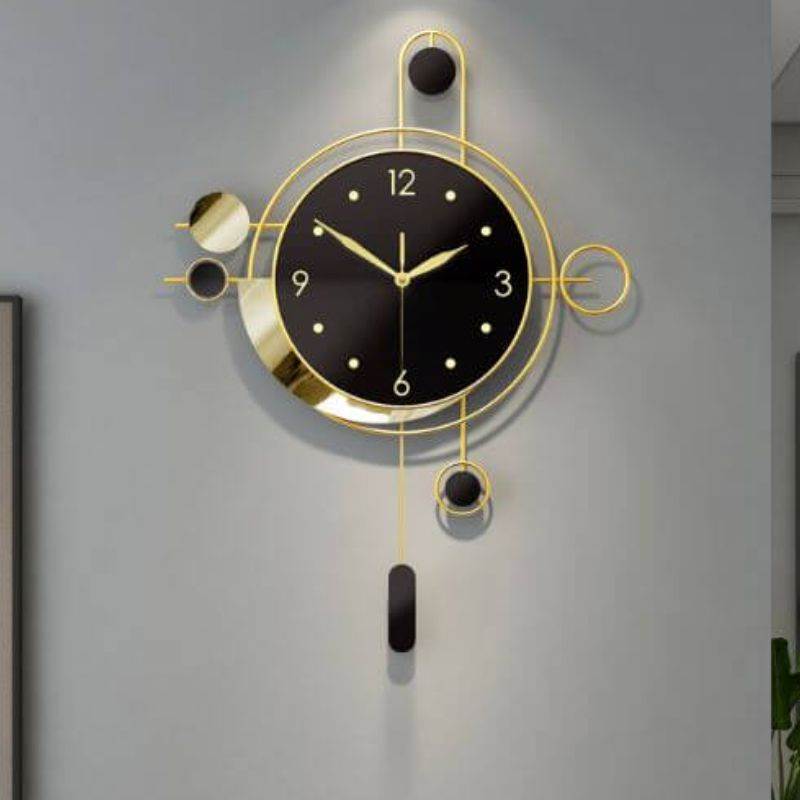 Đồng hồ kim trôi vận hành êm ái phù hợp cho phòng ngủ