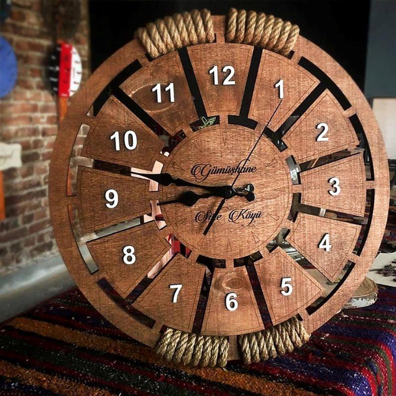 Đồng hồ retro vintage cho quán cafe và không gian cũ.