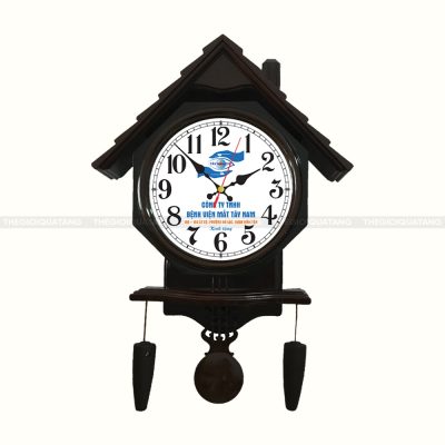 Đồng hồ treo tường hình ngôi nhà 1