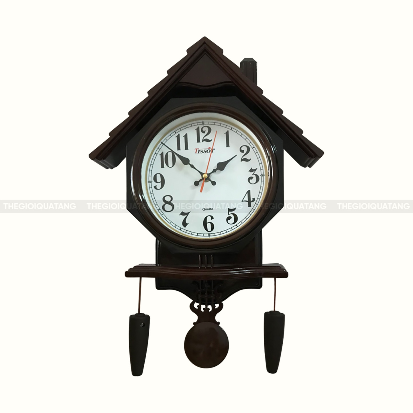 Đồng hồ treo tường hình ngôi nhà 2