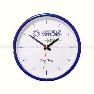 Đồng hồ treo tường in logo Hà Nội 2