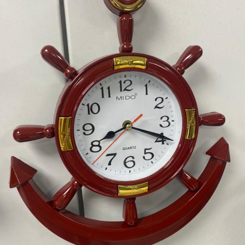 Đồng hồ treo tường mỏ neo mang phong cách đại dương