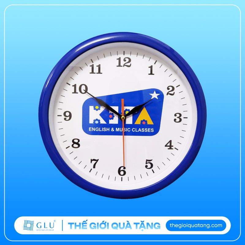 đồng hồ treo tường quảng cáo