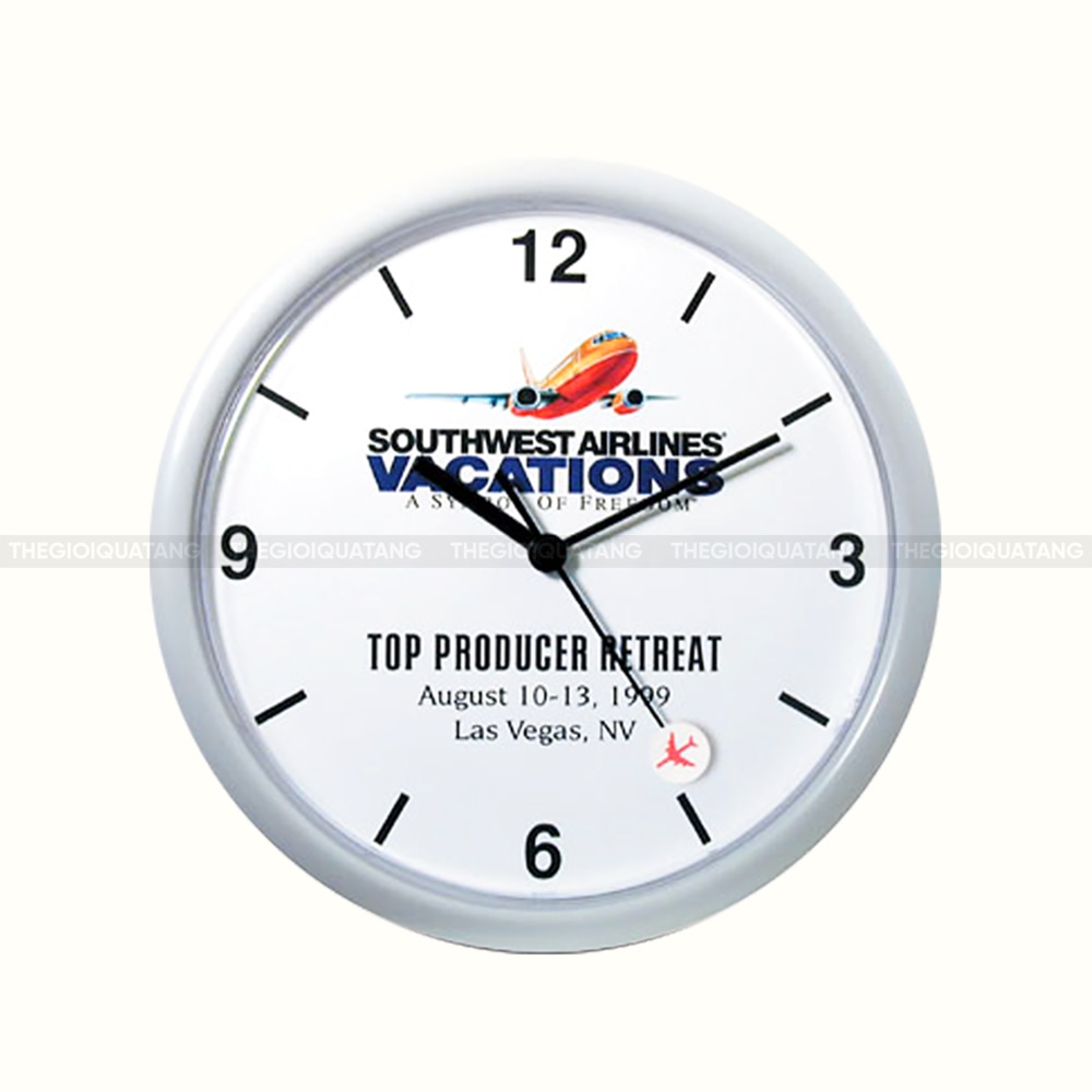 Đồng hồ treo tường quảng cáo thiết kế riêng 3