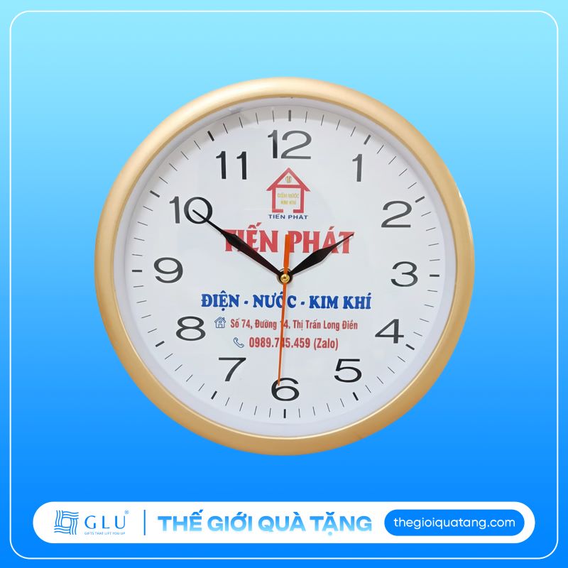 đồng hồ treo tường thế giới quà tặng
