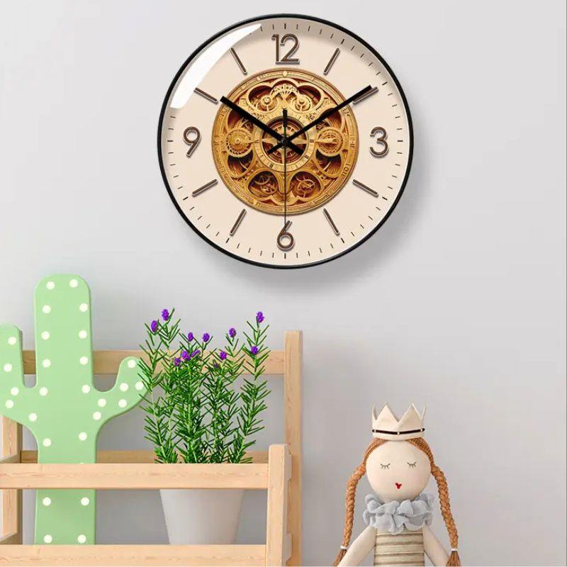 Đồng hồ treo tường thiết kế tinh tế cho không gian phòng ngủ