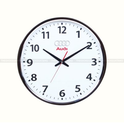 In logo lên đồng hồ treo tường mẫu LG25027 3