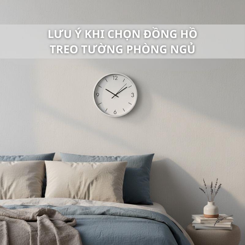 Lưu ý khi chọn đồng hồ treo tường phòng ngủ