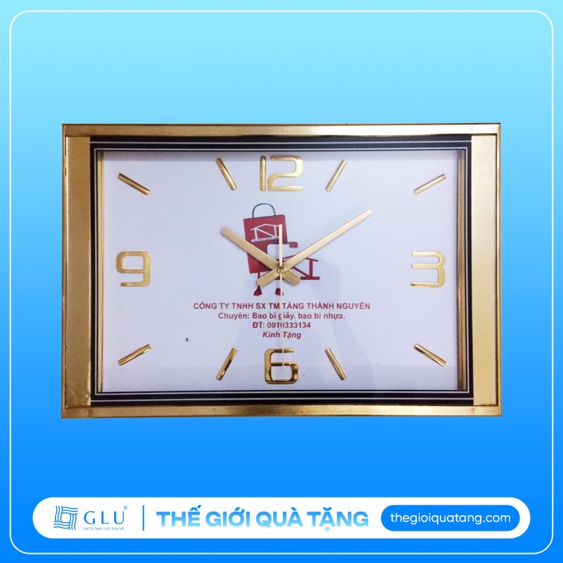 sản xuất đồng hồ treo tường hình chữ nhật
