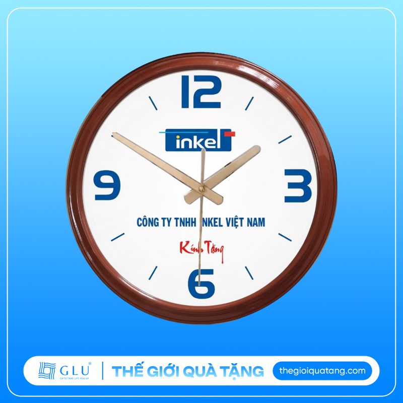 sản xuất đồng hồ treo tường khung sơn giả gỗ