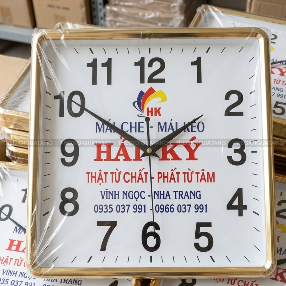 Bán sỉ đồng hồ treo tường vuông giá tốt 4