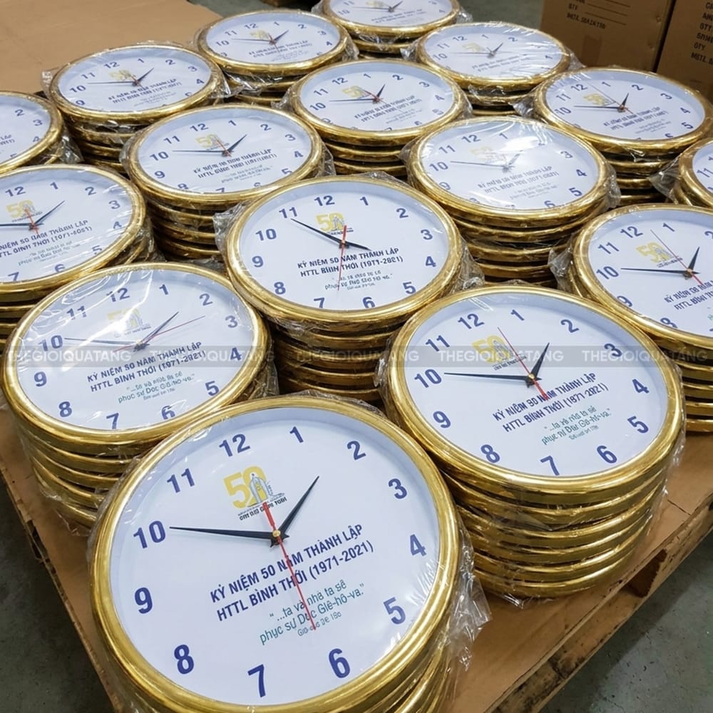 Đặt in đồng hồ công ty giá rẻ 6
