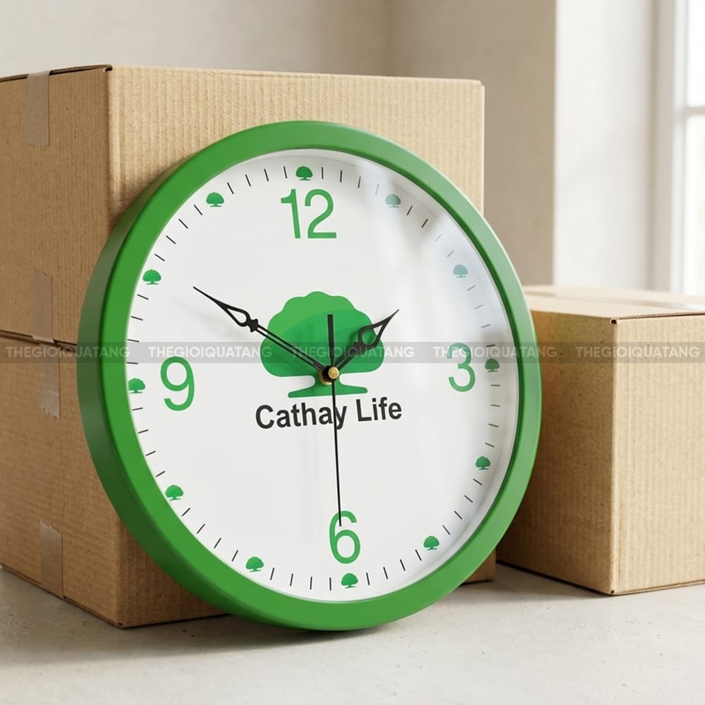 Đồng hồ in logo Cathay Life 3