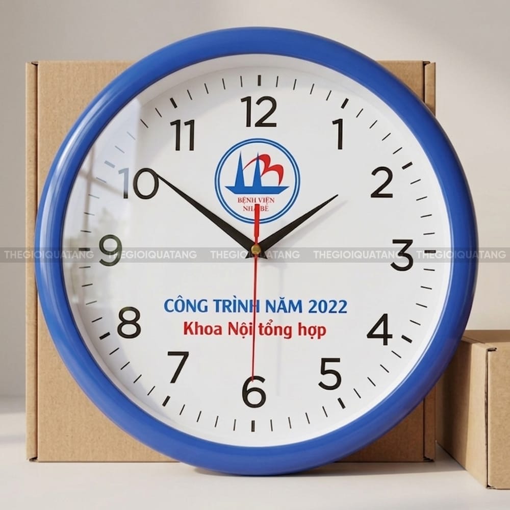 Đồng hồ in logo doanh nghiệp giá tốt 3