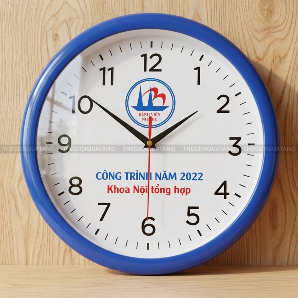 Đồng hồ in logo doanh nghiệp giá tốt 4