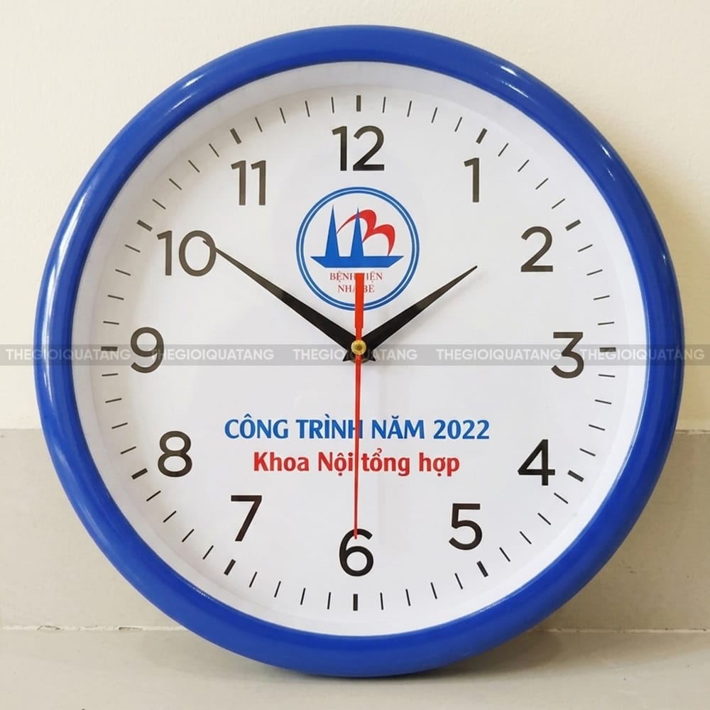 Đồng hồ in logo doanh nghiệp giá tốt 5