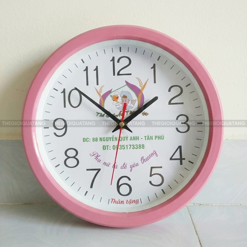 Đồng hồ in logo giá rẻ theo yêu cầu 4