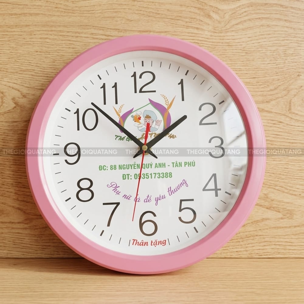 Đồng hồ in logo giá rẻ theo yêu cầu 5
