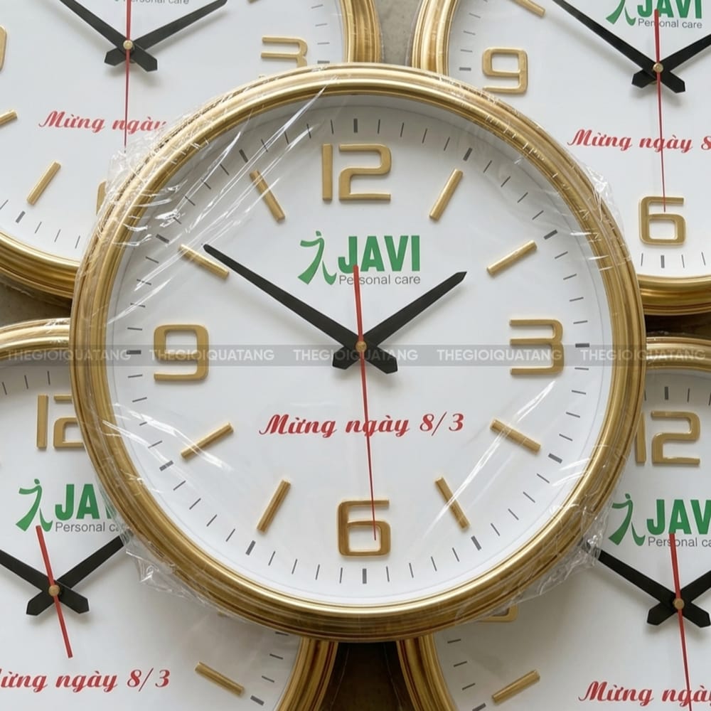 Đồng hồ in logo Javi 2