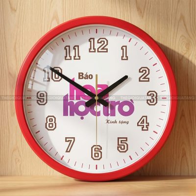 Đồng hồ quảng cáo giá rẻ Báo Hoa Học Trò 4