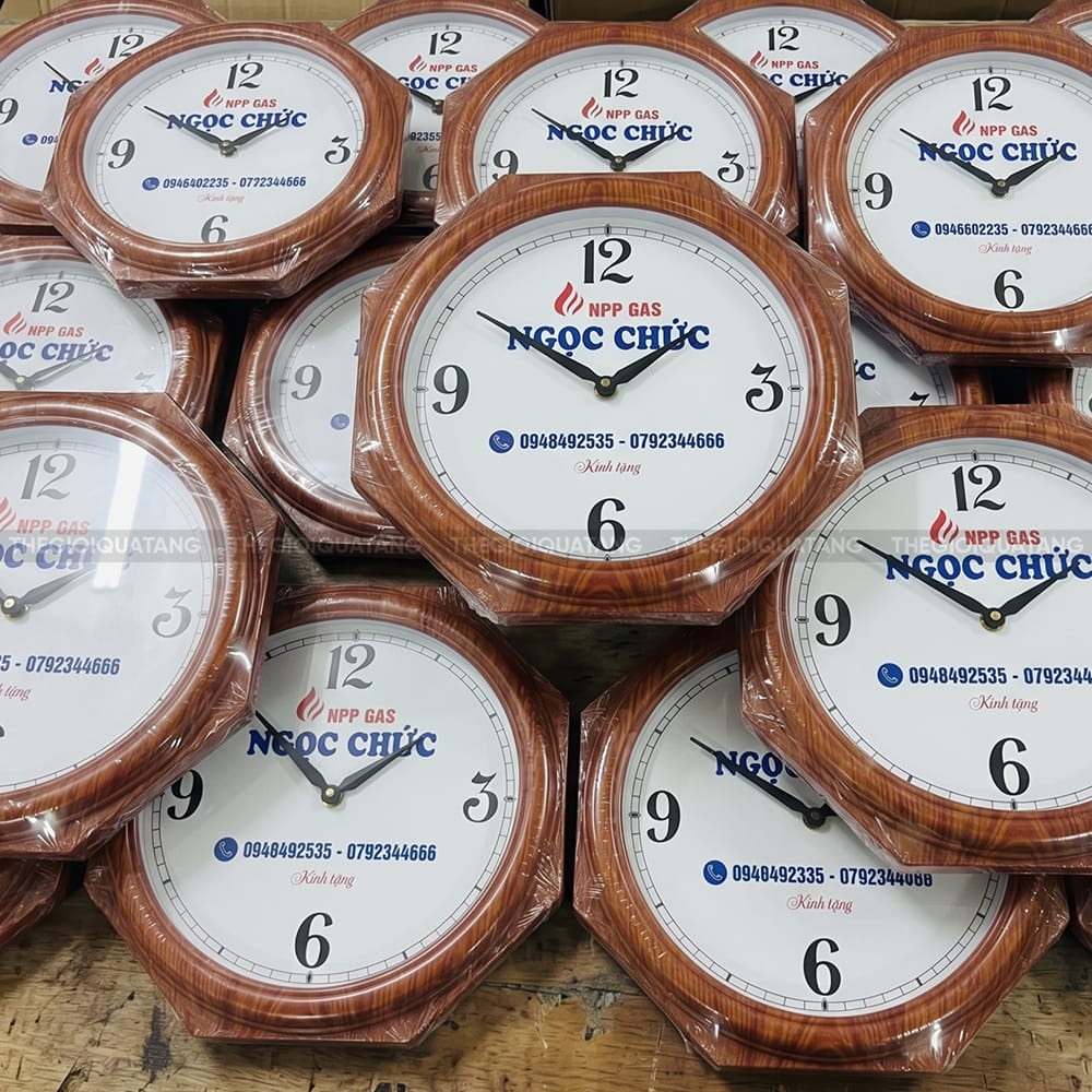 Đồng hồ quảng cáo giá rẻ Gas Ngọc Chức năng 3