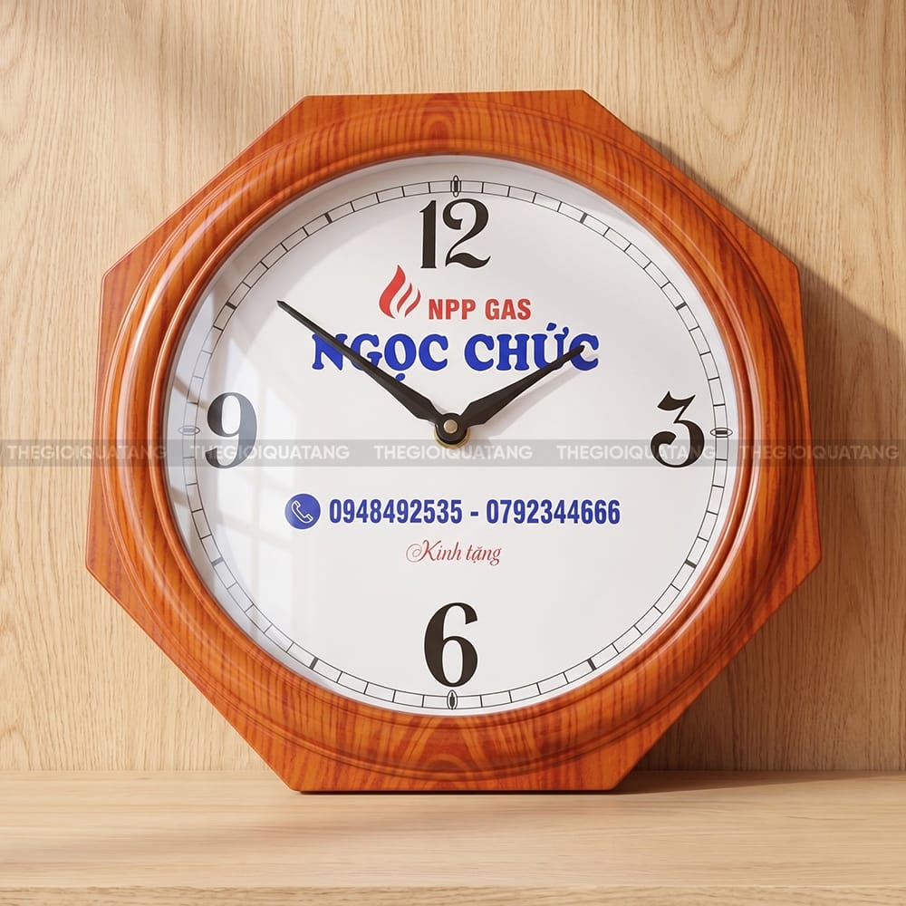Đồng hồ quảng cáo giá rẻ Gas Ngọc Chức 4
