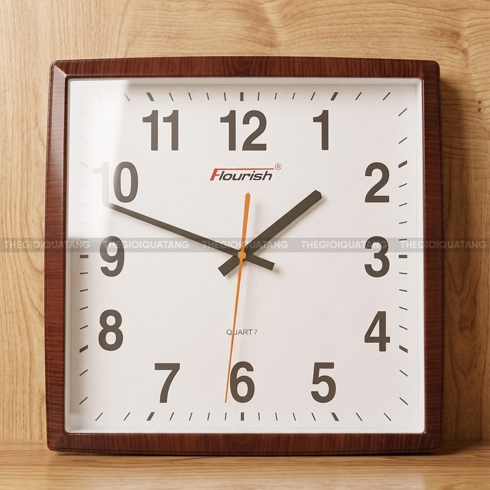 Đồng hồ treo tường giá rẻ Flourish 4