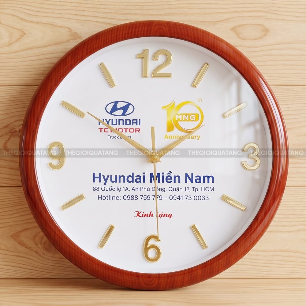 Đồng hồ treo tường giá rẻ Huyndai Miền Nam 4
