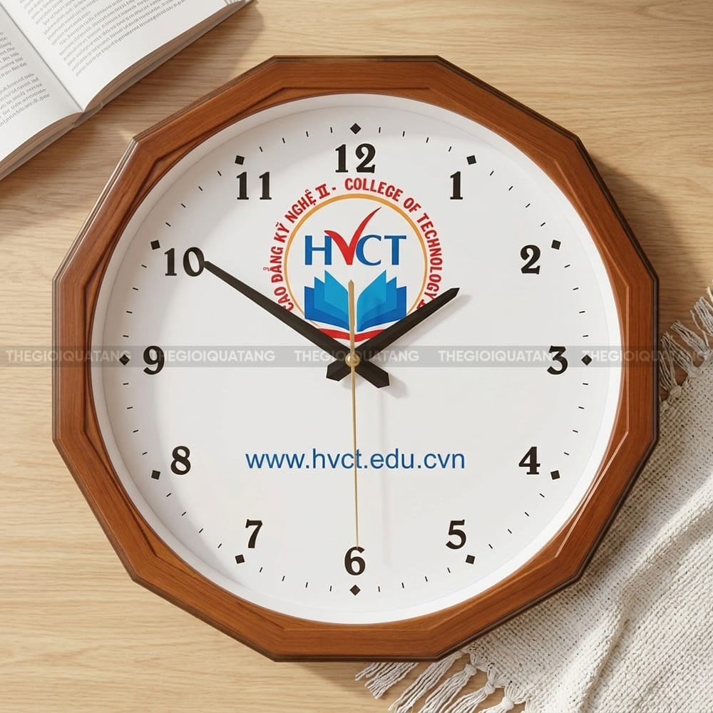 Đồng hồ treo tường giá rẻ Trường Cao Đẳng Kỹ Nghệ II 1
