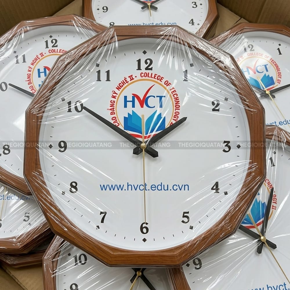 Đồng hồ treo tường giá rẻ Trường Cao Đẳng Kỹ Nghệ II 2