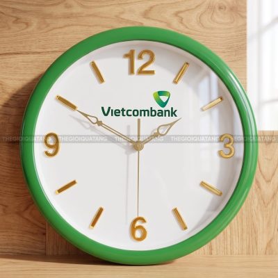 Đồng hồ treo tường giá rẻ Vietcombank 2