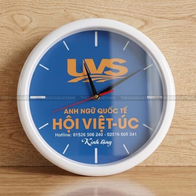 Đồng hồ treo tường in logo cho đại lý và cửa hàng 4