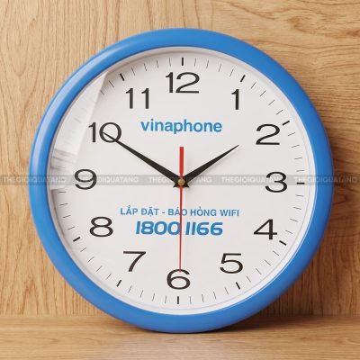 Đồng hồ treo tường in logo công ty Vinaphone 6