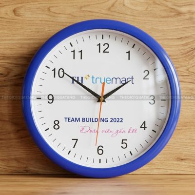 Đồng hồ treo tường in logo doanh nghiệp TH Truemart 6